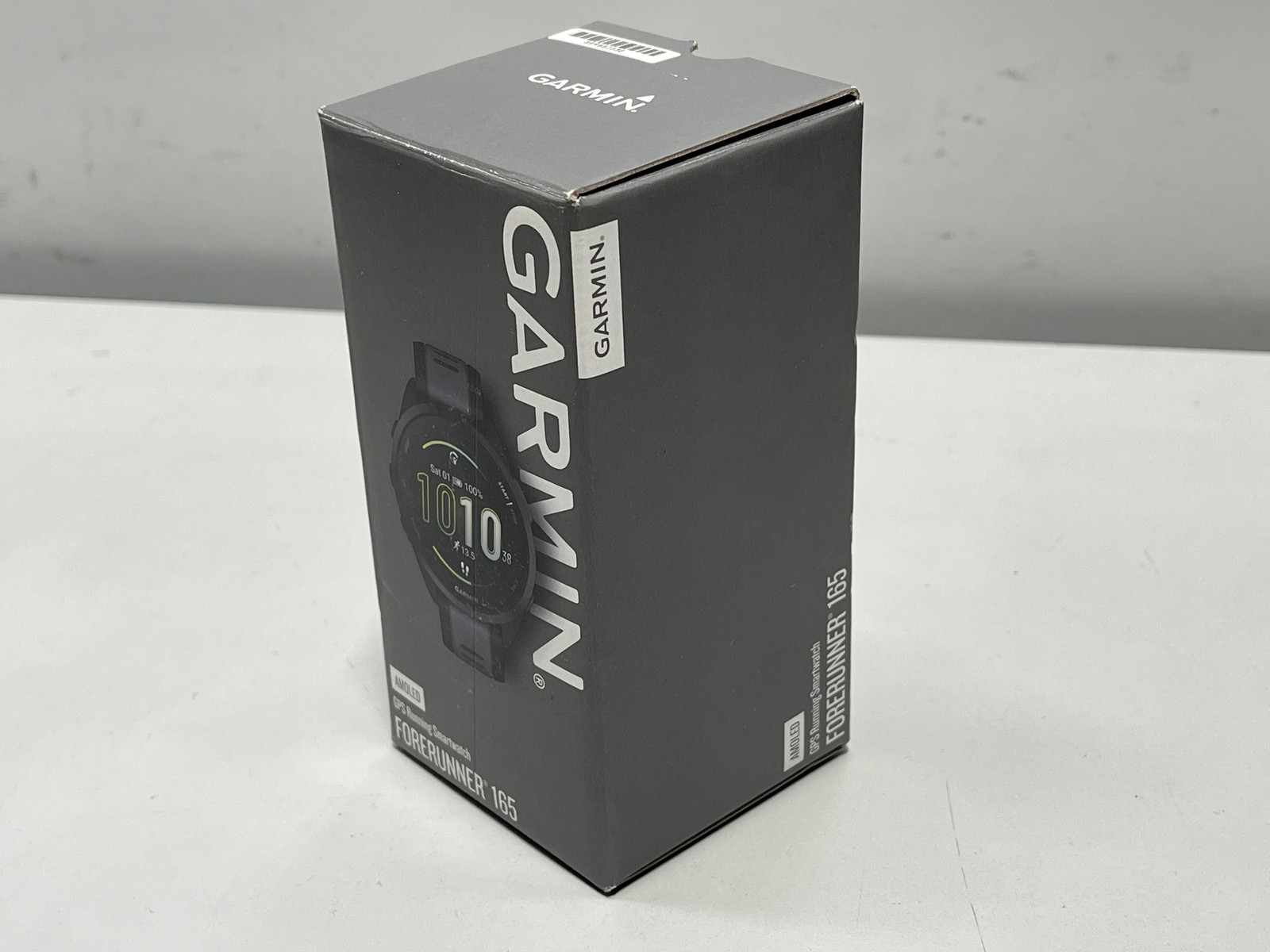 Garmin Forerunner 165 GPS Smartwatch 43 mm Fiber-Reinforced Black/Slate Gray