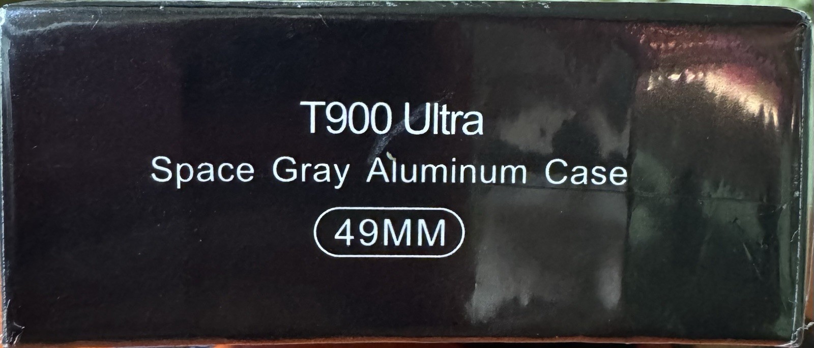 Hiwatch Pro T900 Ultra 49mm Space Gray Aluminum Smartwatch Orange Band
