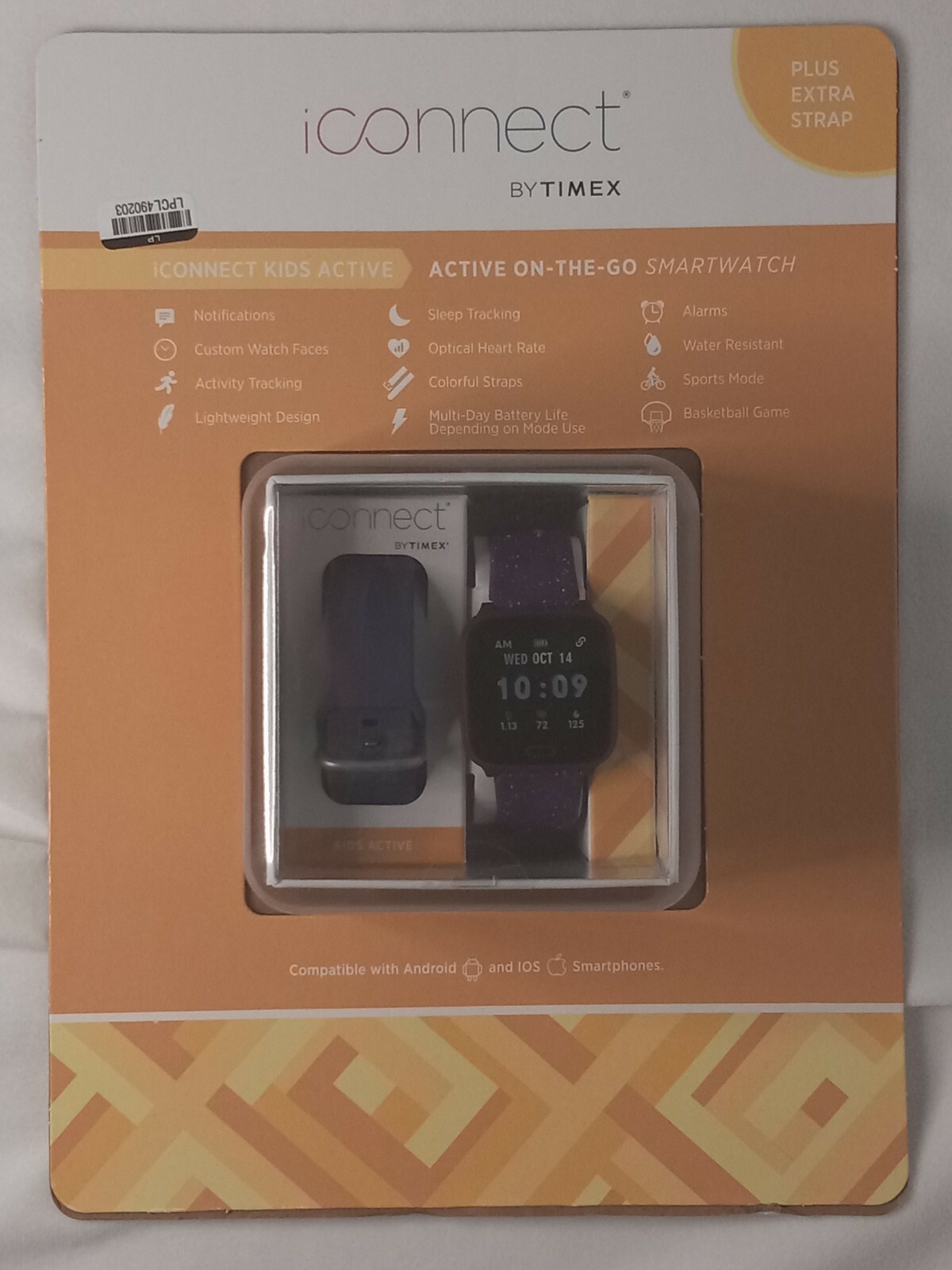 iConnect By TIMEX Kids Active Smartwatch Pedometer Fitness Tracker NEW. 