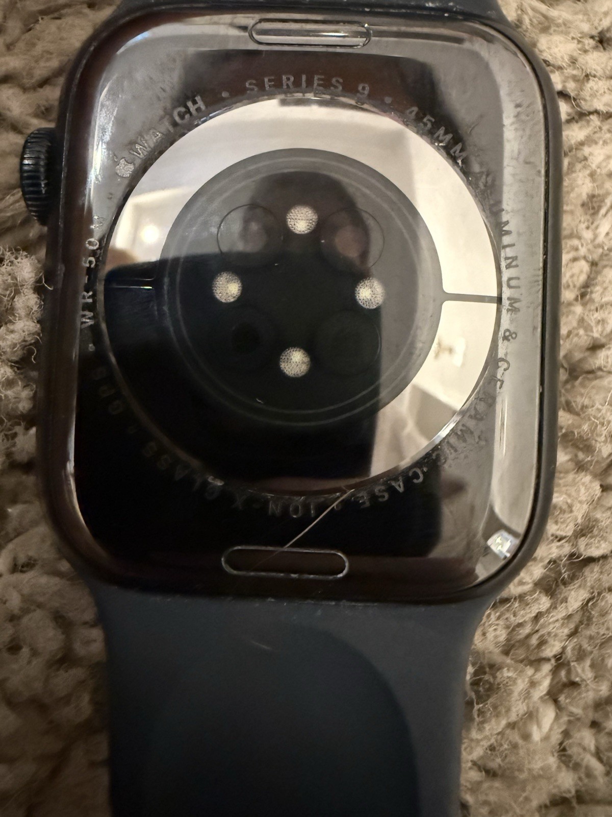 Apple Watch Series 9 GPS 45mm Midnight Aluminum A2980 99% Battery Health