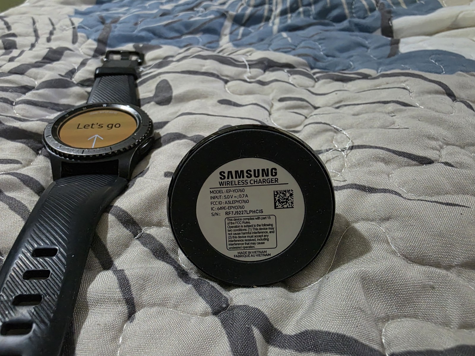 Samsung Gear S3 Frontier 46 mm Steel Bezel with Black Silicone Band Smart Watch