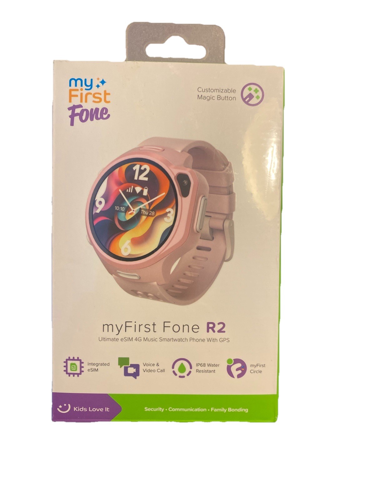 myFirst Fone R2 Kids Smart Watch with Phone GPS tracker Heart Rate SOS MP3