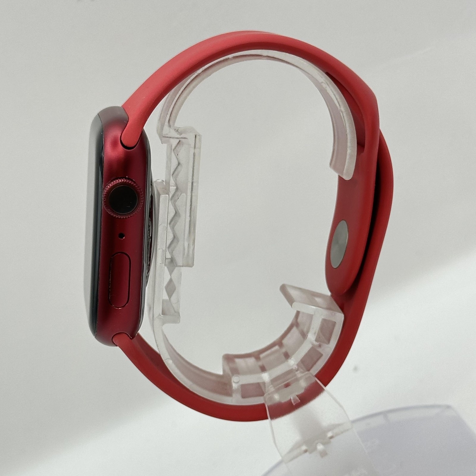 Apple Watch (Series 7) 45mm Red Aluminum (GPS) w/Red Sport – Excellent Condition