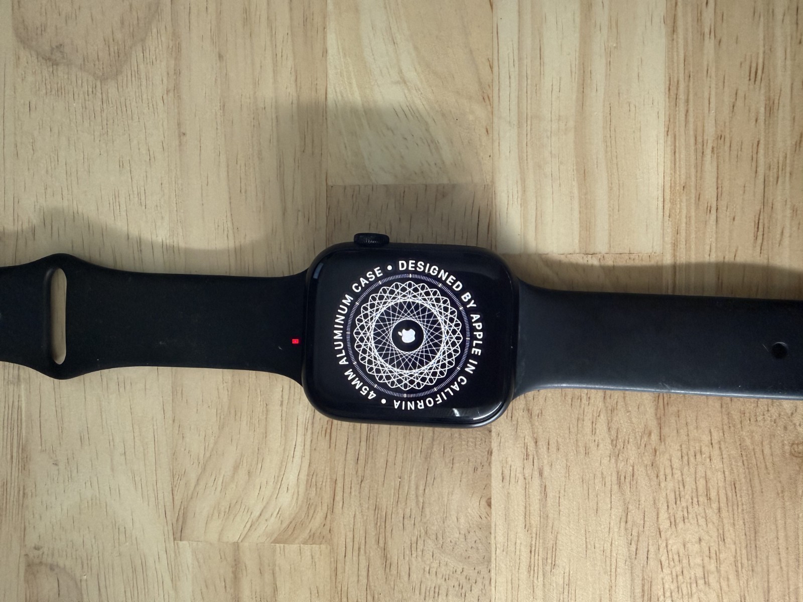 Apple Watch Series 8 45mm Midnight Aluminum Case with Sport Band, M/L (GPS)…