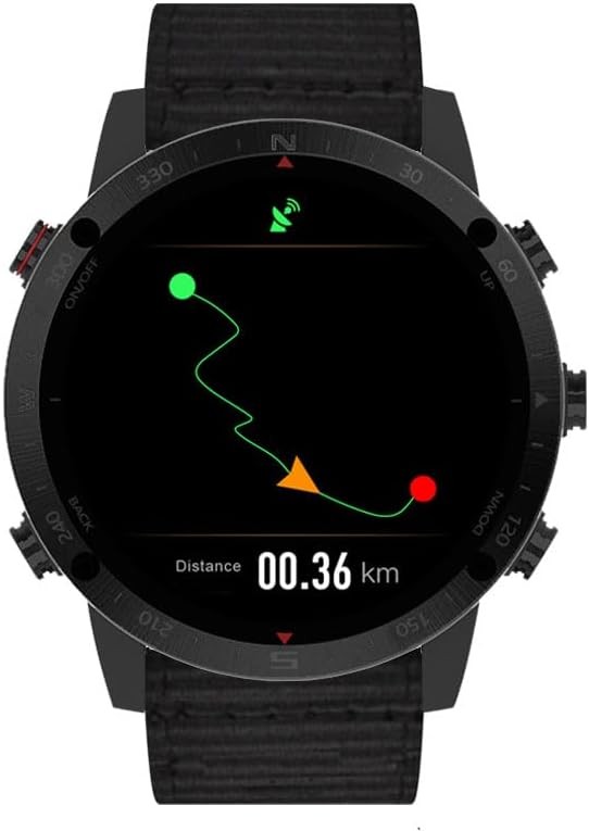 SUNROAD G5 Pro GPS Sports Watch AMOLED Fitness Tracker Running Swimming Climb…