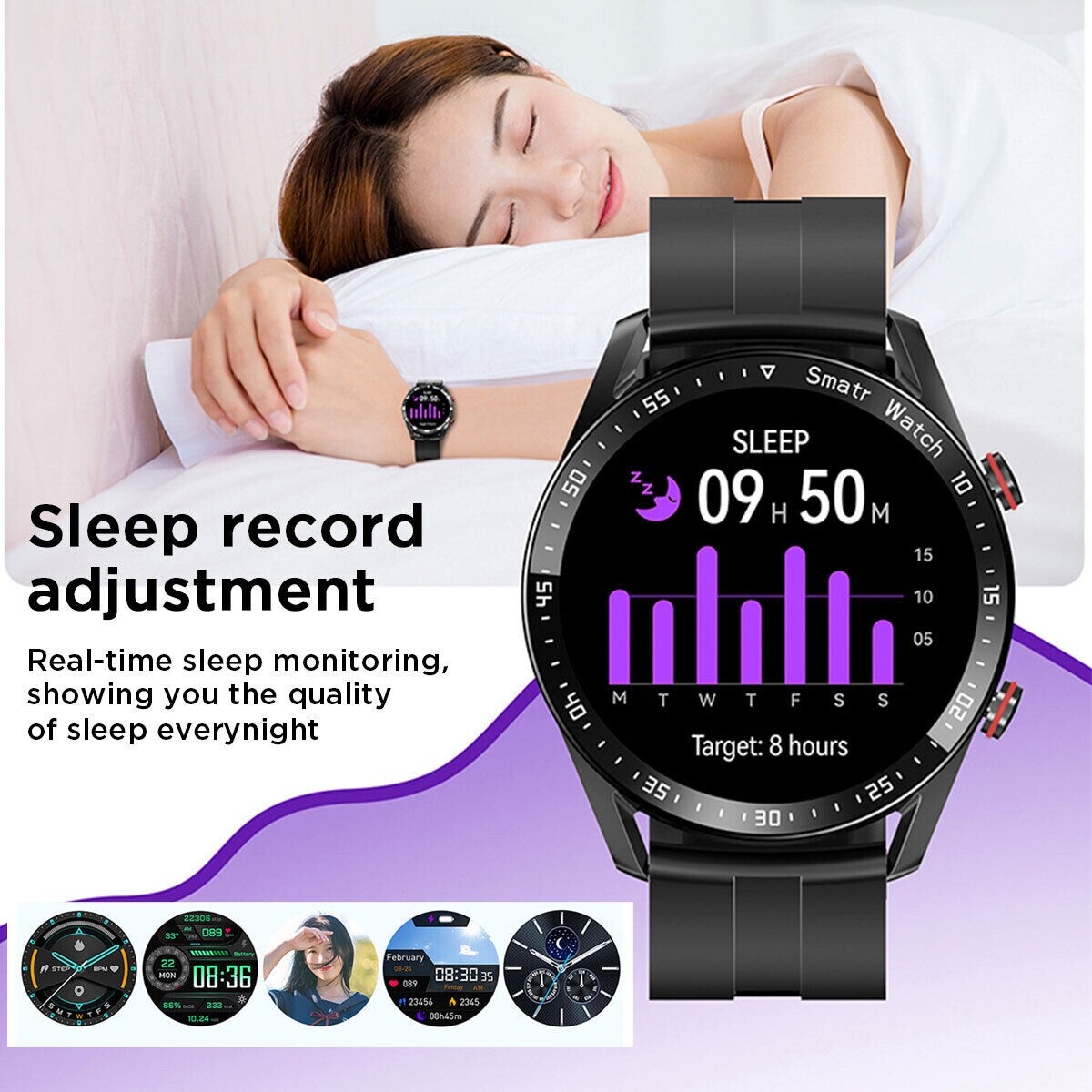 HW20 Smart Watch ECG+PPG For Men/Women Waterproof Bluetooth iPhone Samsung