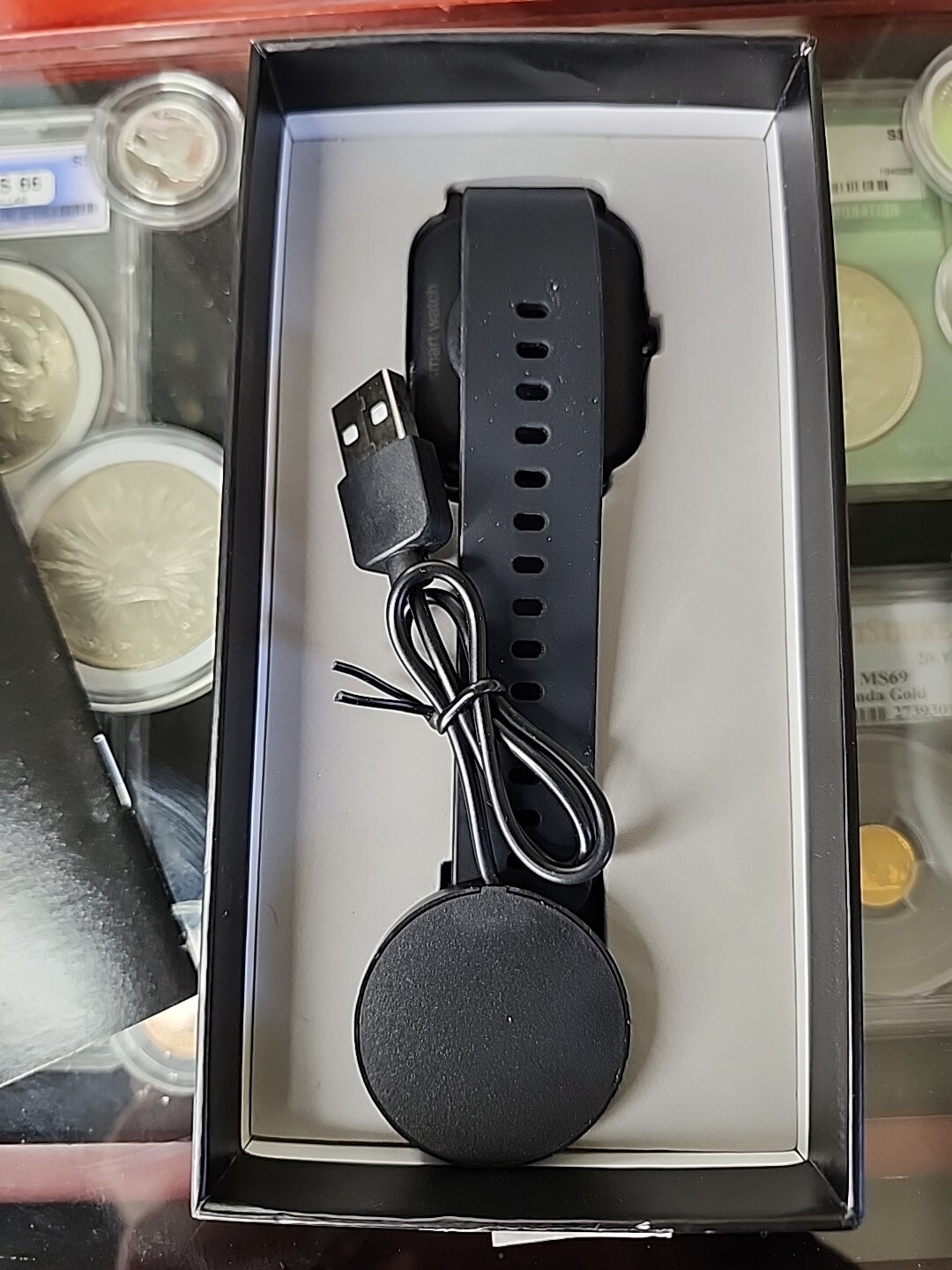 Vivitar Smart Watch 1.69” Touch Screen Waterproof IP43 Model SMRTW20-BLK NIB