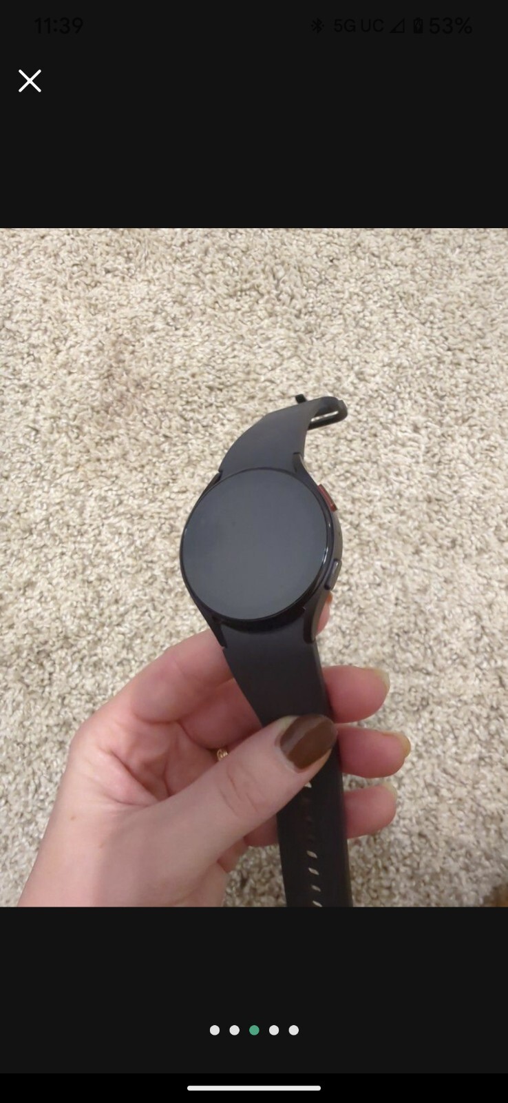 Samsung Galaxy Watch 5 44mm GPS Bluetooth Graphite Smartwatch SM-R910NZAAXAA