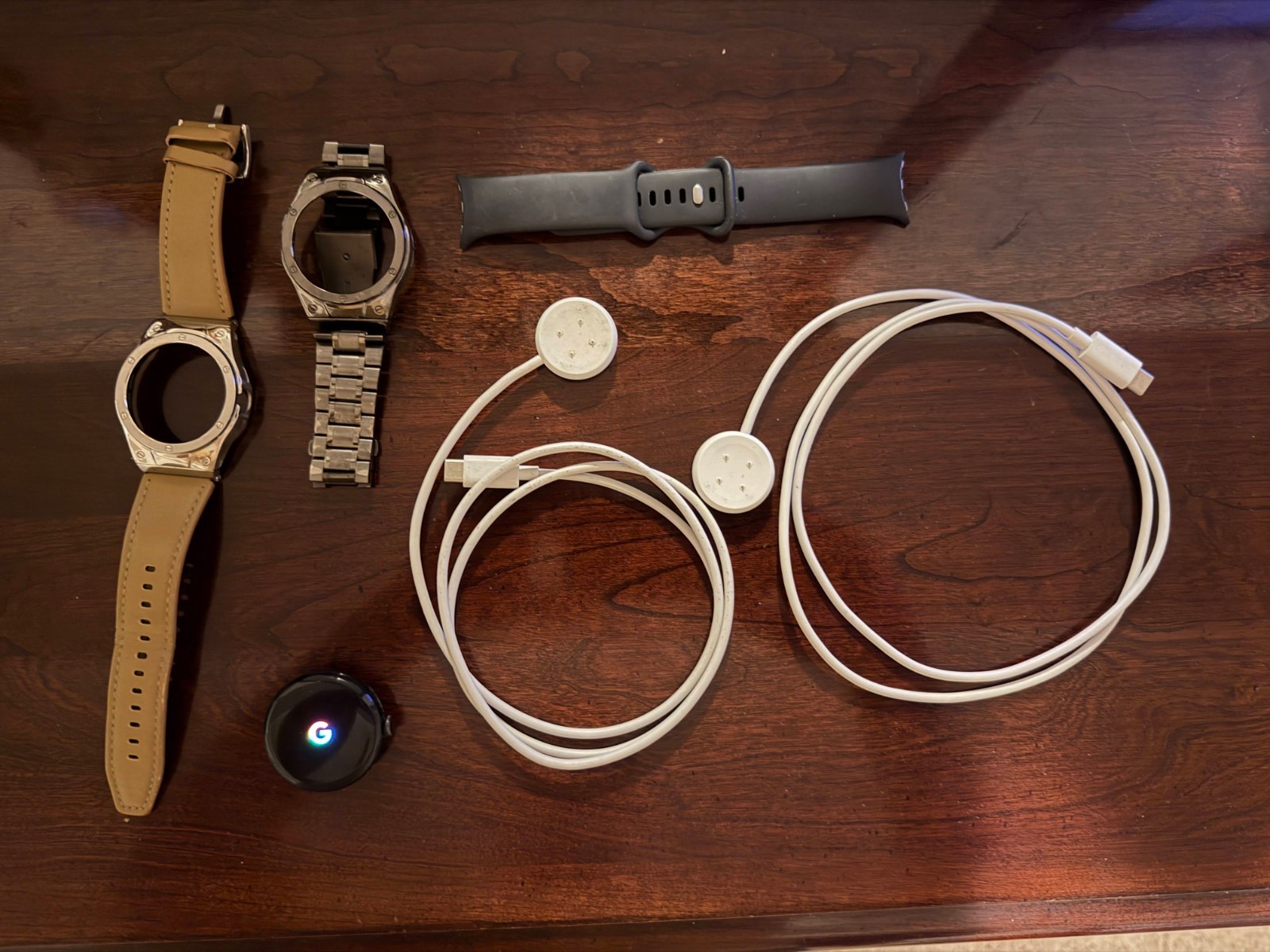 Google Pixel Watch 2 Matte Black + 3 Bands + 2 Chargers | Free Shipping
