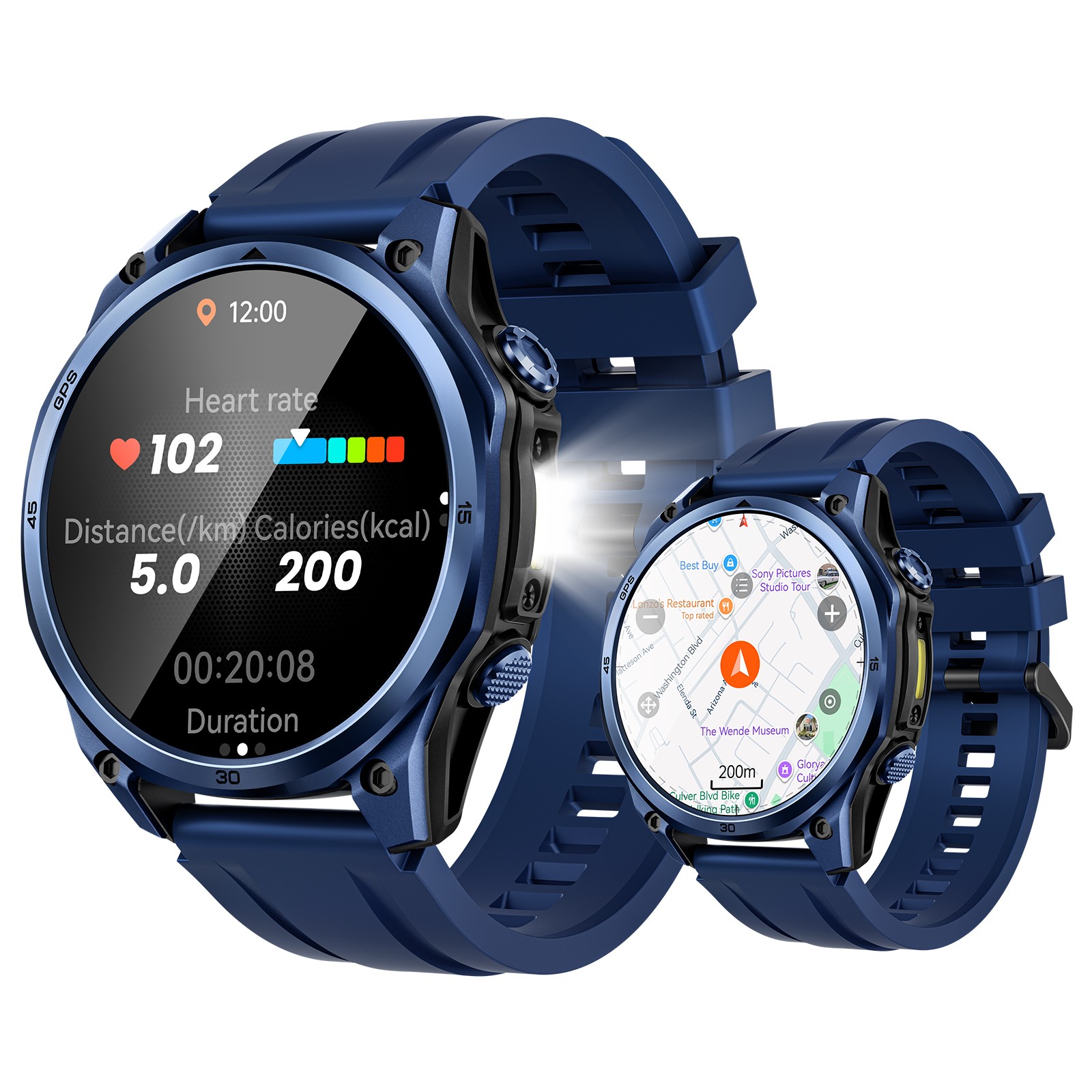 DOOGEE Anywise W1 Pro Mens Smart Watch 5ATM 170+ Sports Modes For Android/iPhone