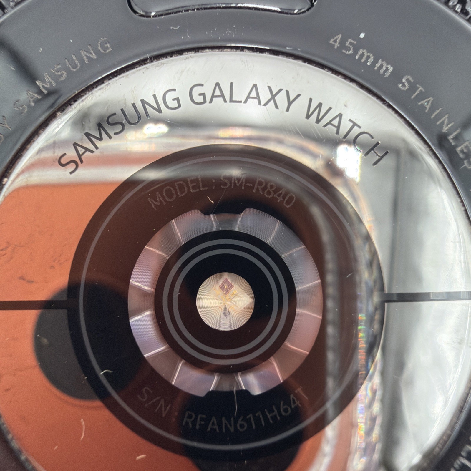 Samsung Galaxy Watch3 SM-R840 45mm Stainless Steel Case with Leather Strap