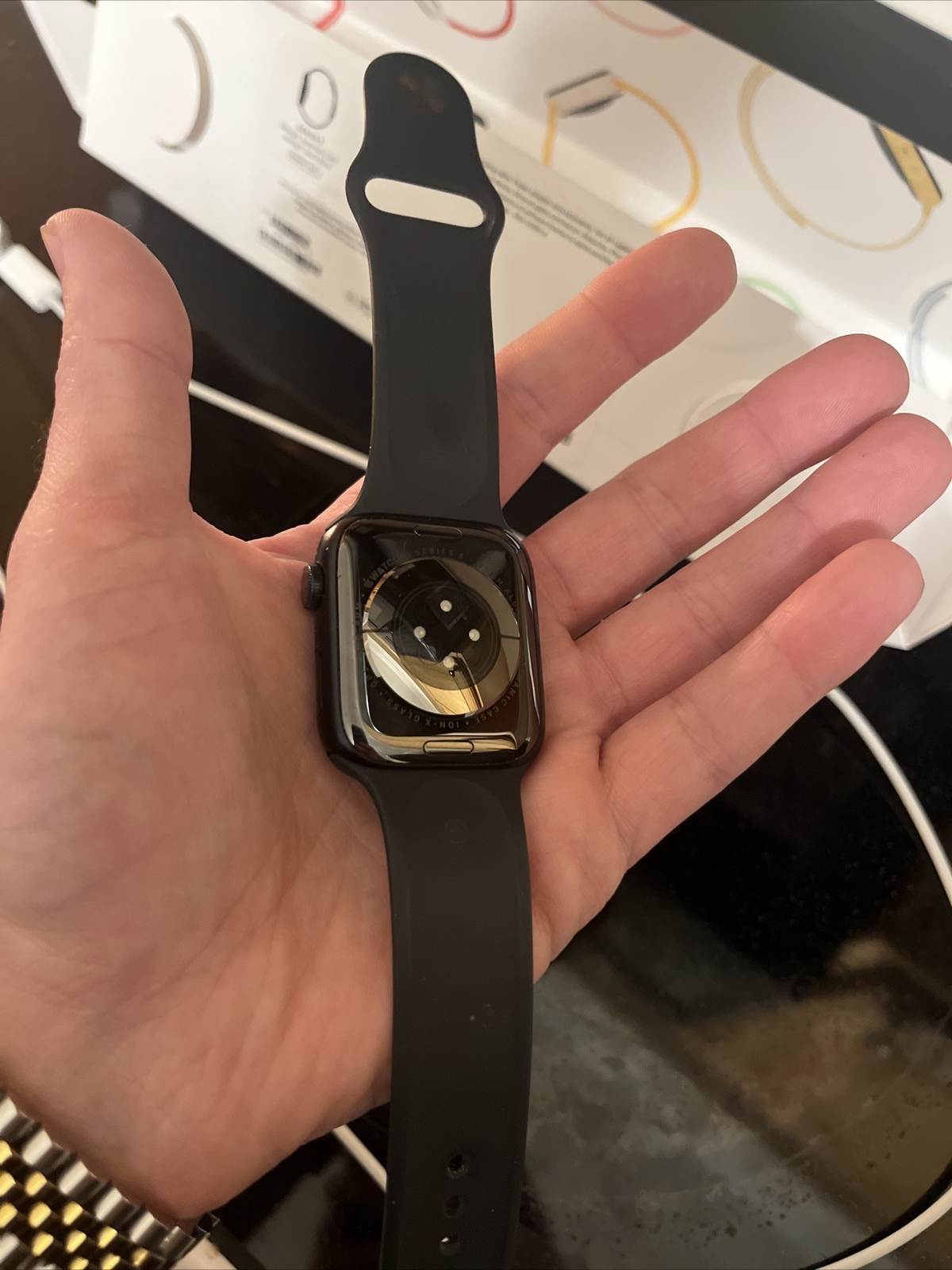 Apple Watch Series 8 GPS 45mm Midnight Aluminum Case & 5 Sport Bands..Brand New