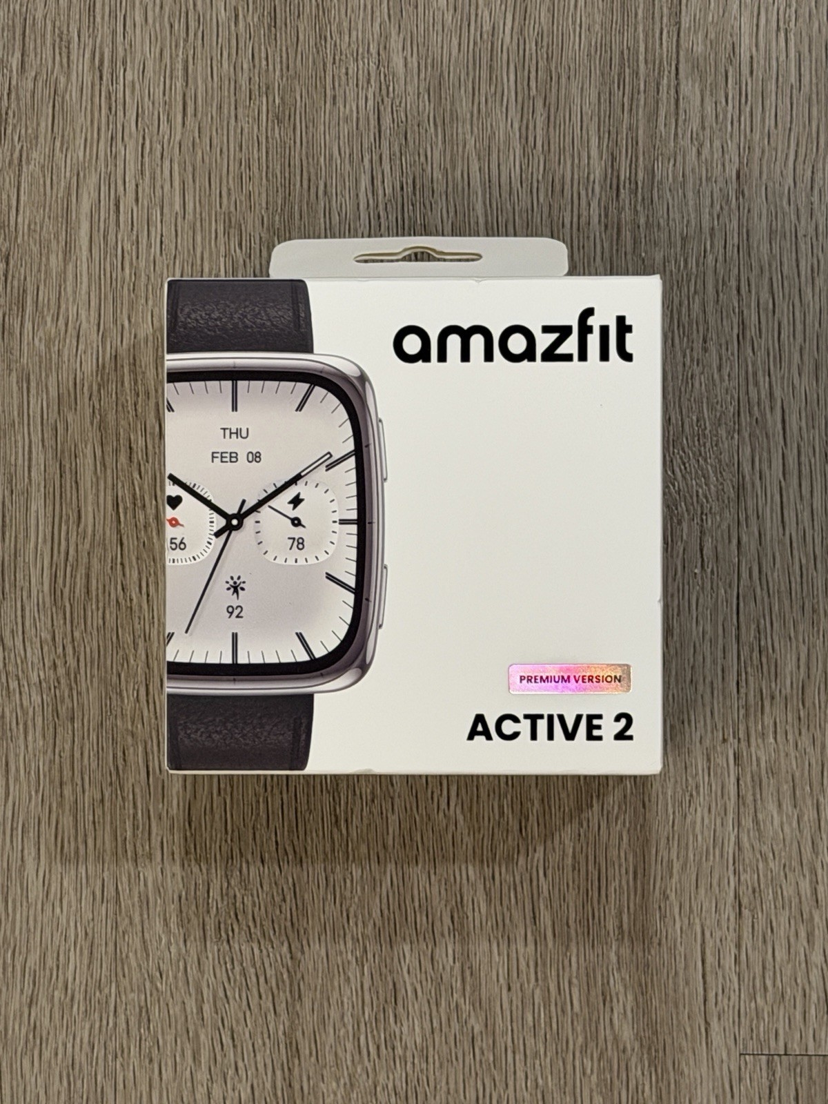Amazfit Active 2 Premium Smart Watch (Square) 10 Day Battery,Sapphire Glass New