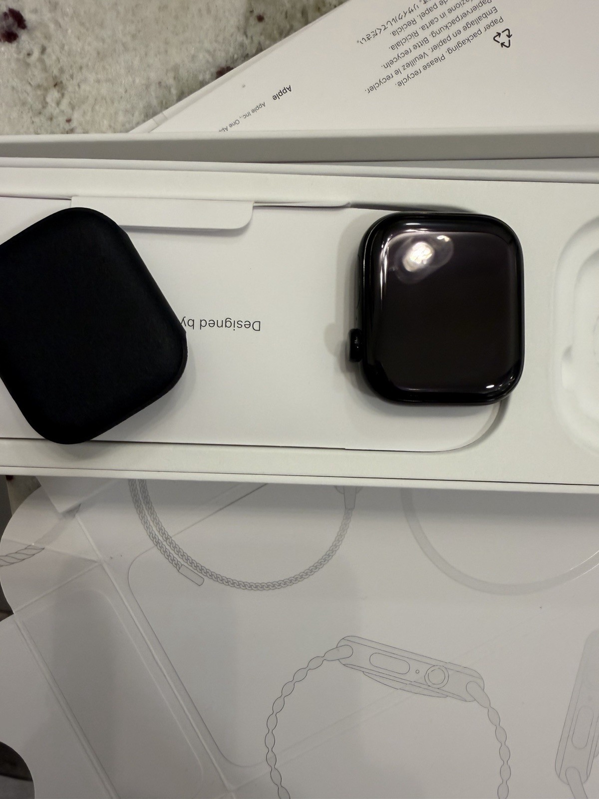 Apple Watch Series 11 42mm Black Aluminum w/ Black Band Cellular Unlocked