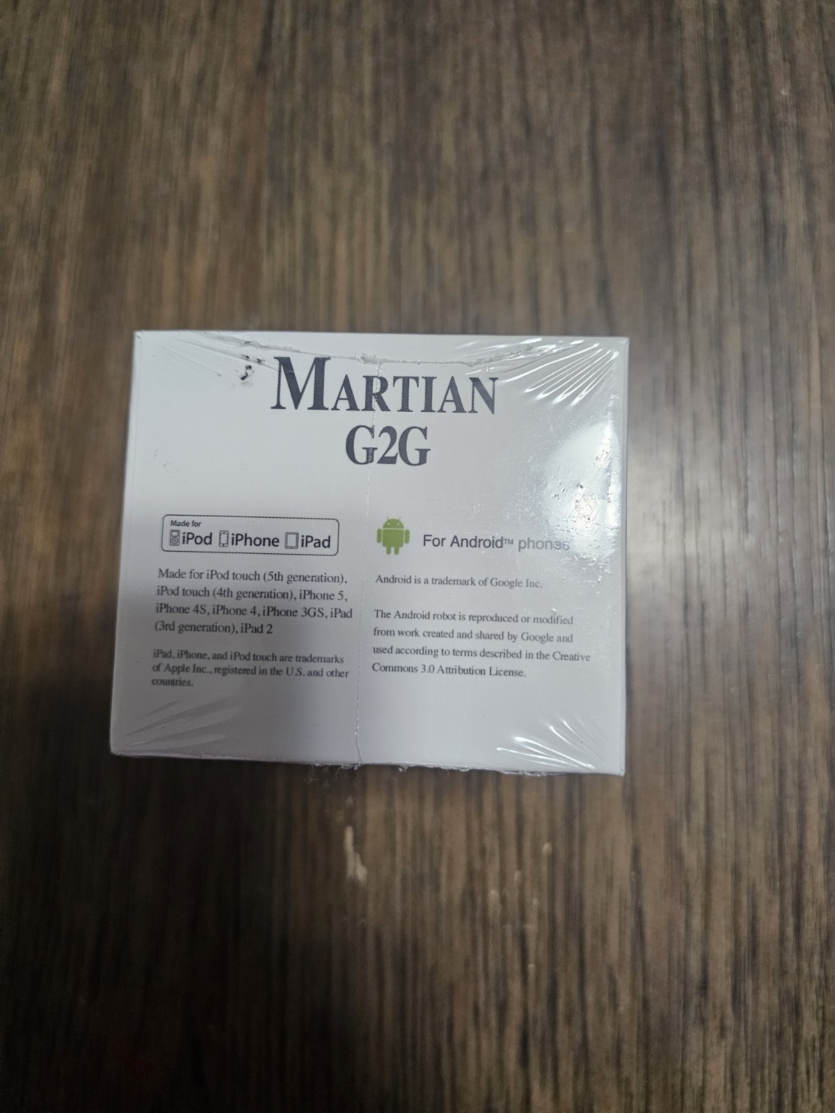 Martian G2G Smart Watch Analog Voice Activated Rare Brand New Limited Edition