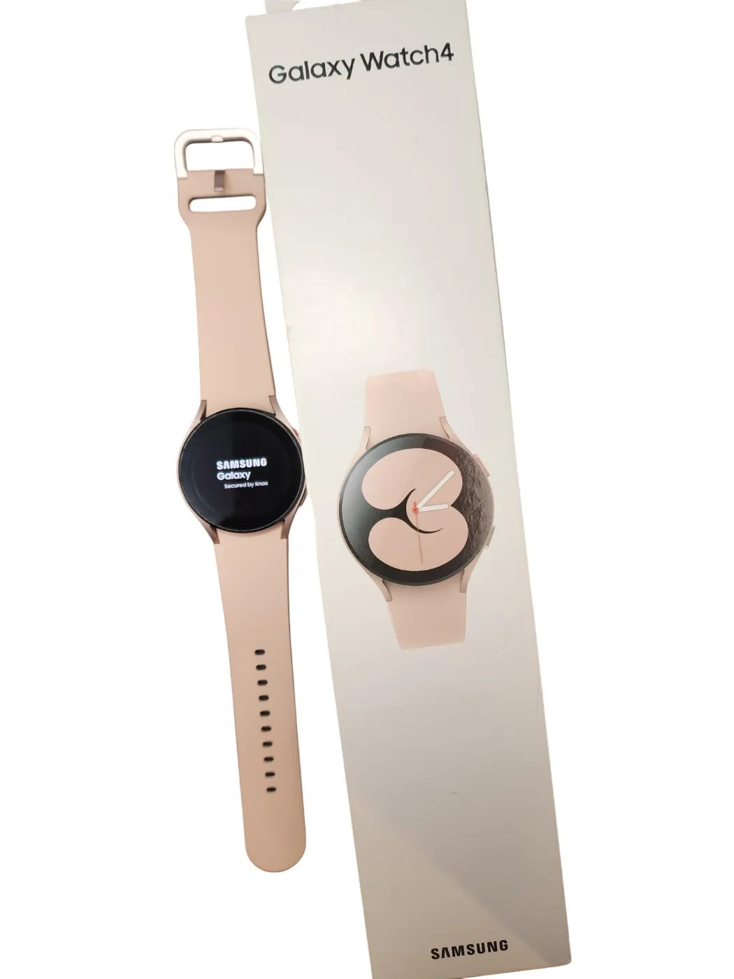 Samsung Galaxy Watch4 SM-R860 40mm Aluminum Case Sport Band Rose Gold Pink S/M