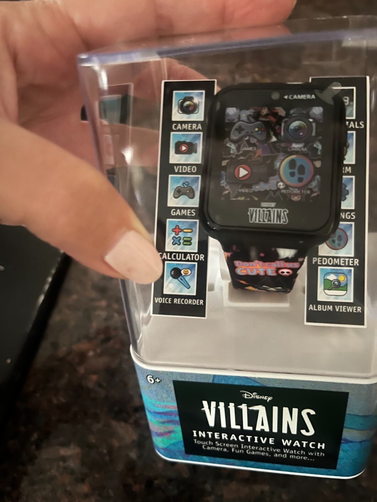GREAT GIFT!! Disney Villains Touchscreen Photo Video Camera Smart Watch NIB