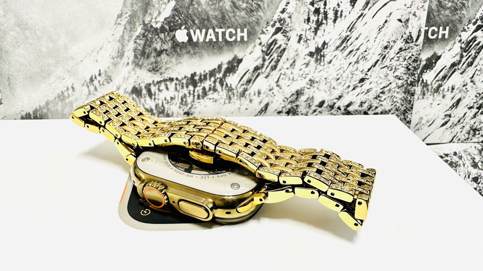 Apple Watch ULTRA 3 49mm GOLD Anodized Titanium Gold Plated Link Band