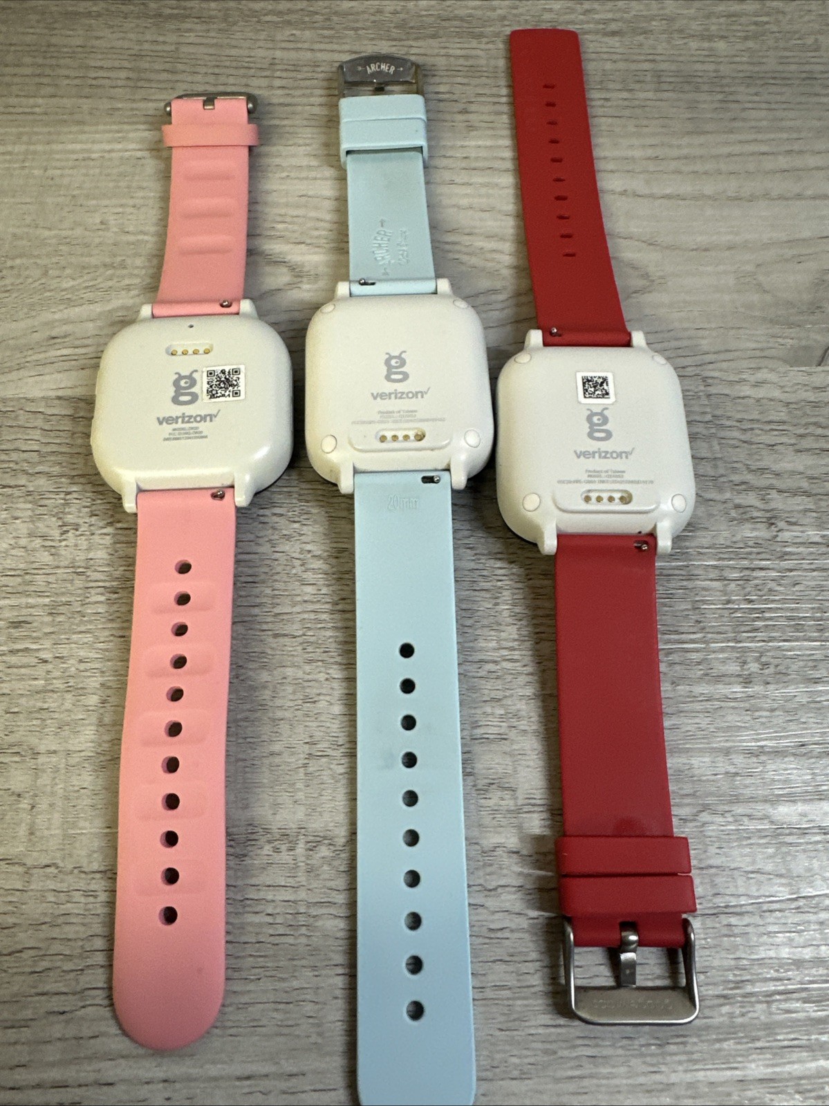 Verizon Gizmo Watch Lot Of 3 Used Untested Watches QTAX53 & ZW20