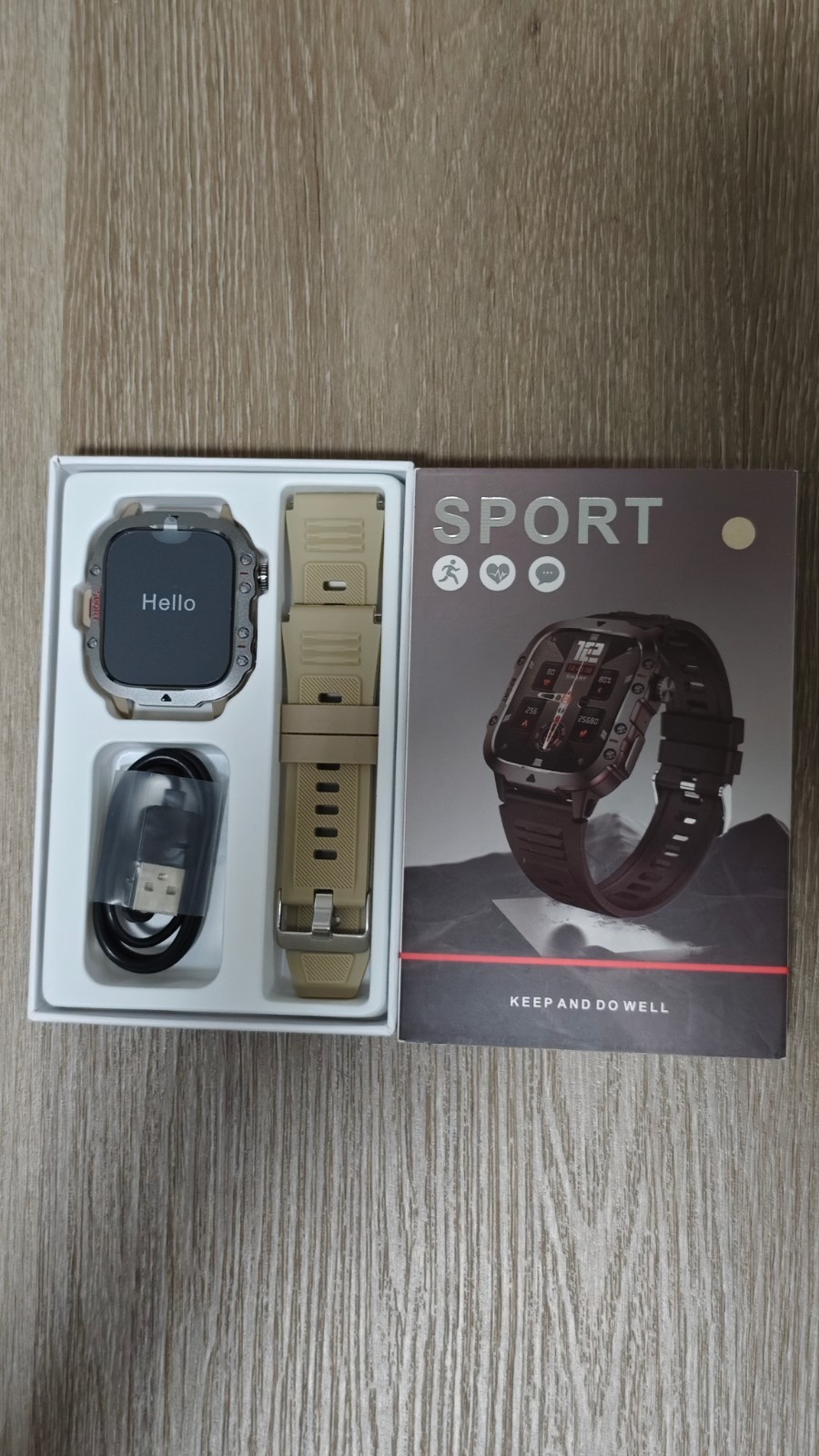 Blood Pressure Watch Men, IP68 Waterproof, 1.96″ High-Resolution Touch Screen