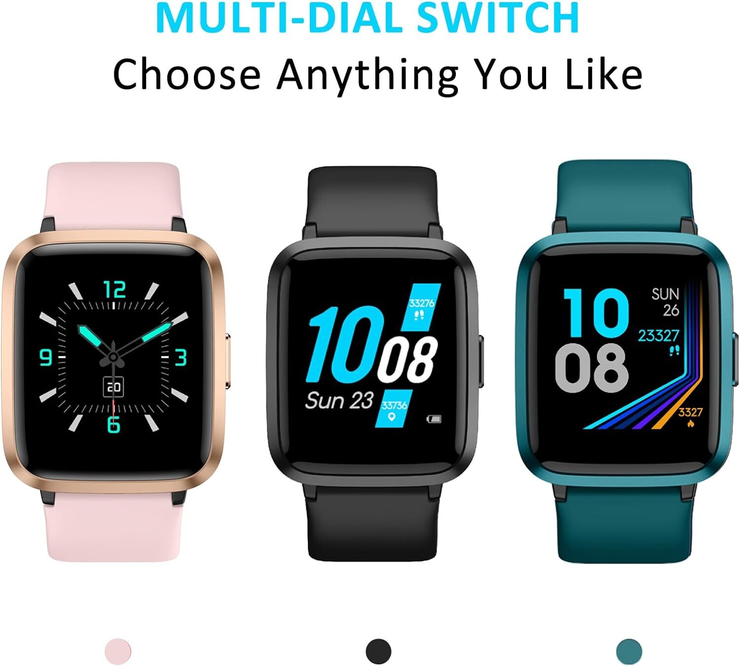 Women’s Smart Watch Bluetooth SmartWatch For Apple iPhone iOS and Android…