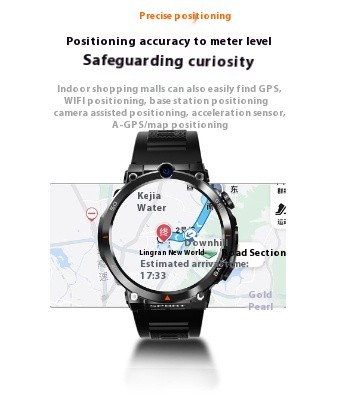Smart Watch Sports Smartwatch Dual Camera GPS Positioning 2G 16G Android Touch