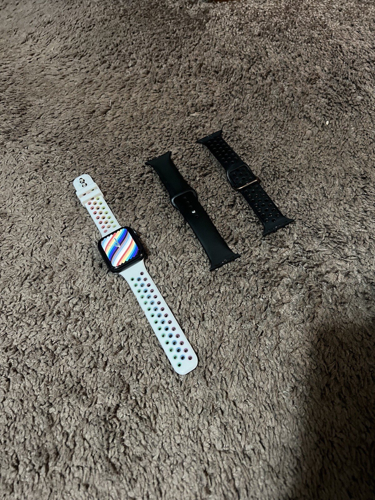 Apple Watch Series 6 44mm Space Gray Aluminum Case with Black Sport Band -…