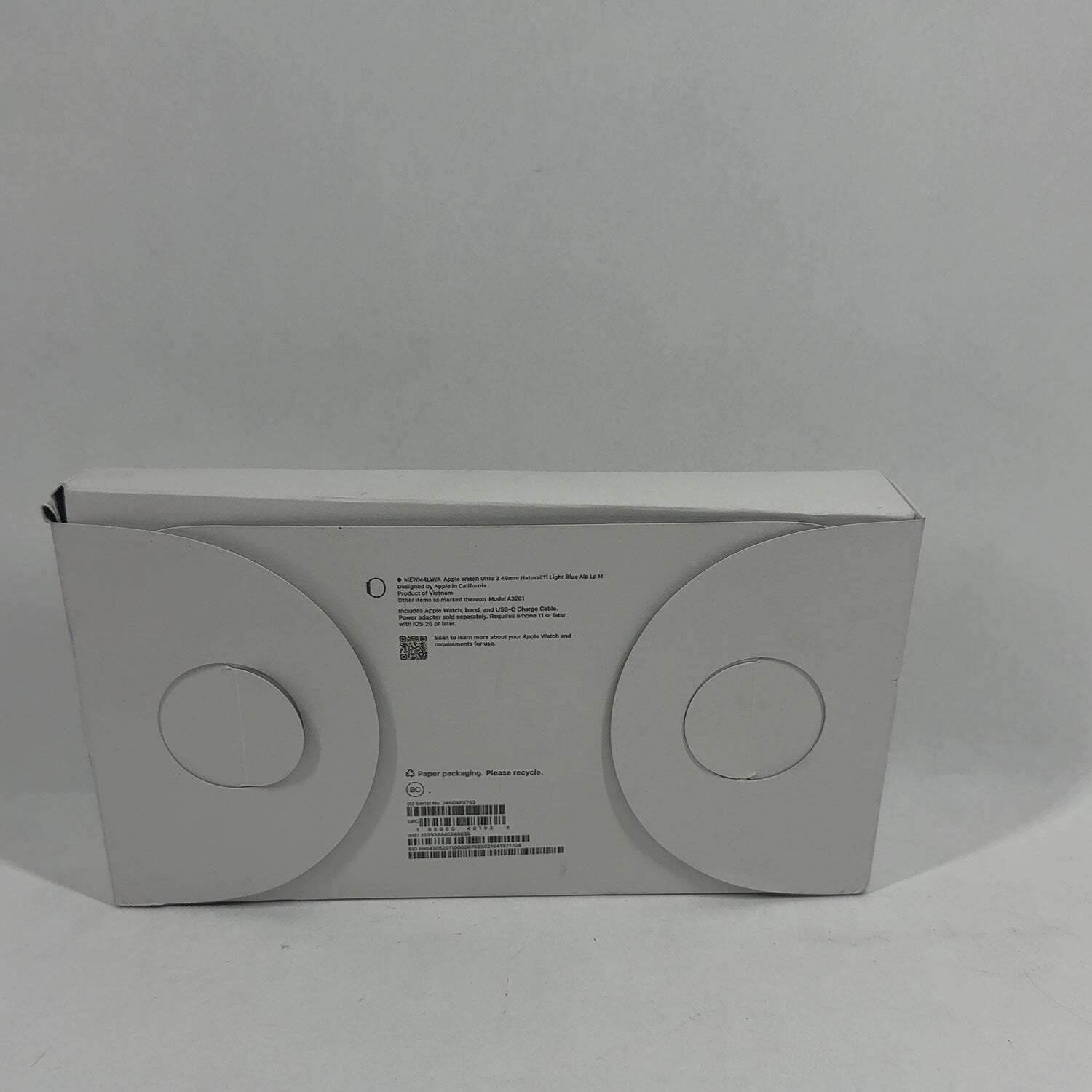 New Unlocked Apple Watch Ultra 3 49MM Natural Titanium
