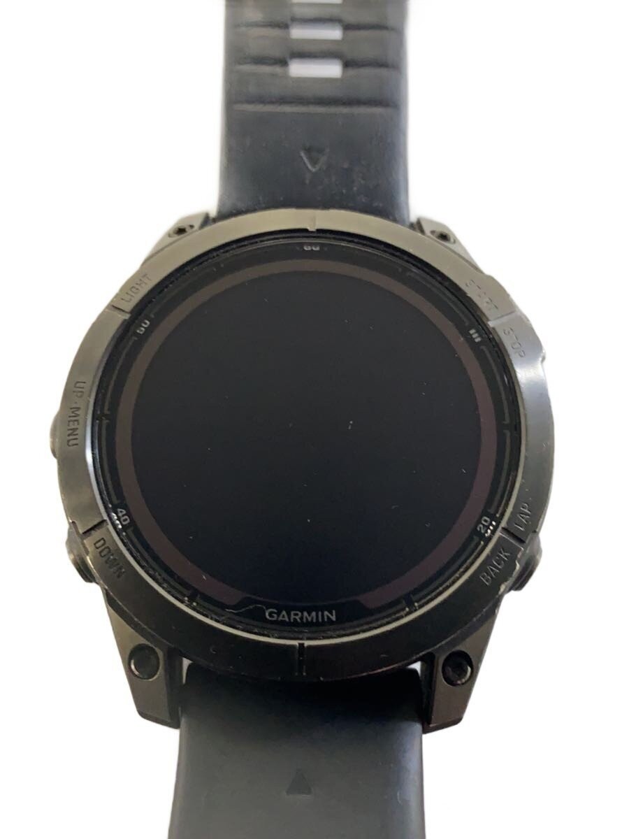 GARMIN Smartwatch Digital Rubber Black Watch Case 4.7cm Dial 4cm Band Width 2.2c