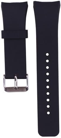 Large Silicone Strap Compatible with Samsung Gear S2 SM-R720 – Black