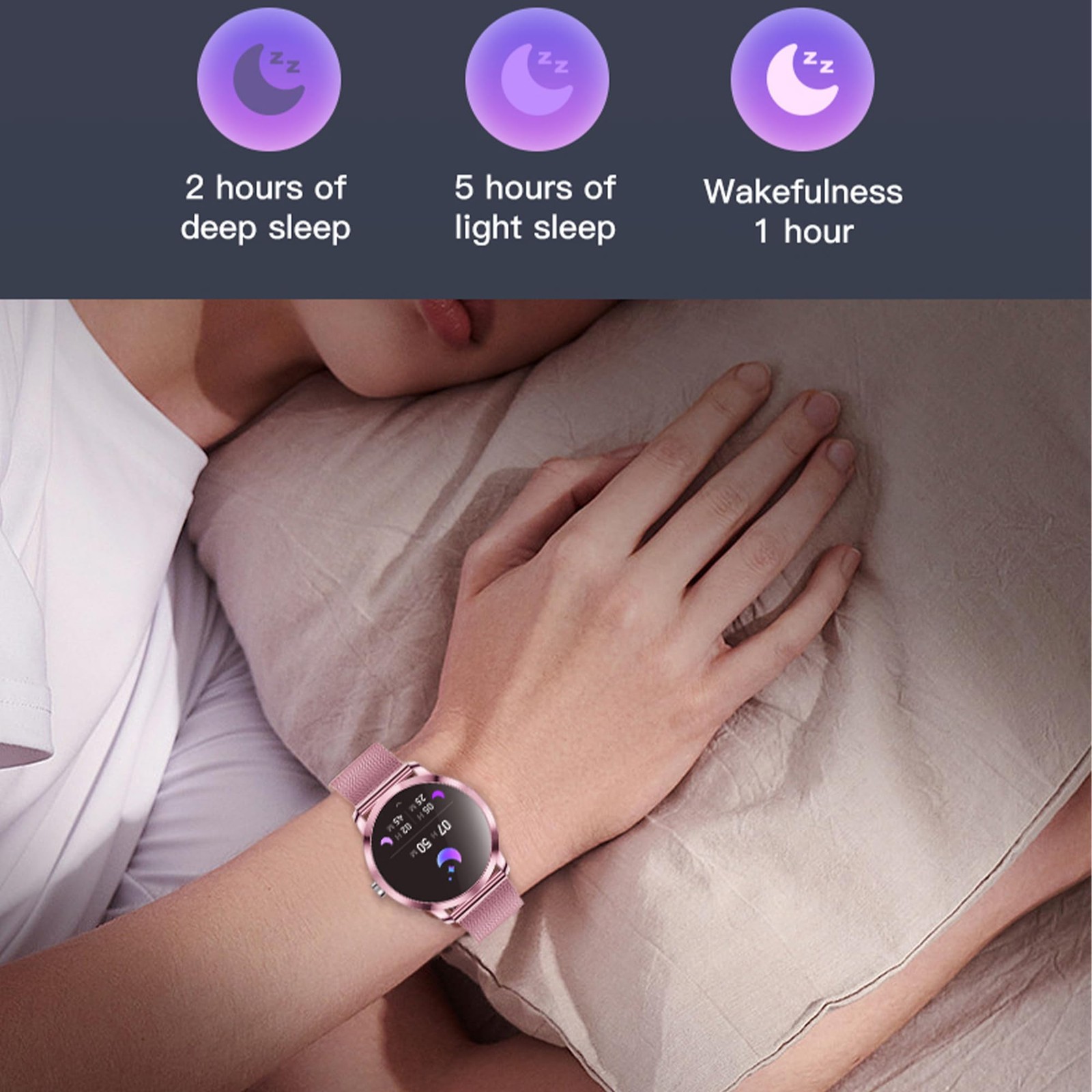 Smart Watch (Answer/Make Calls) for Women, 1.27″ AMOLED Smartwatch for Androi…