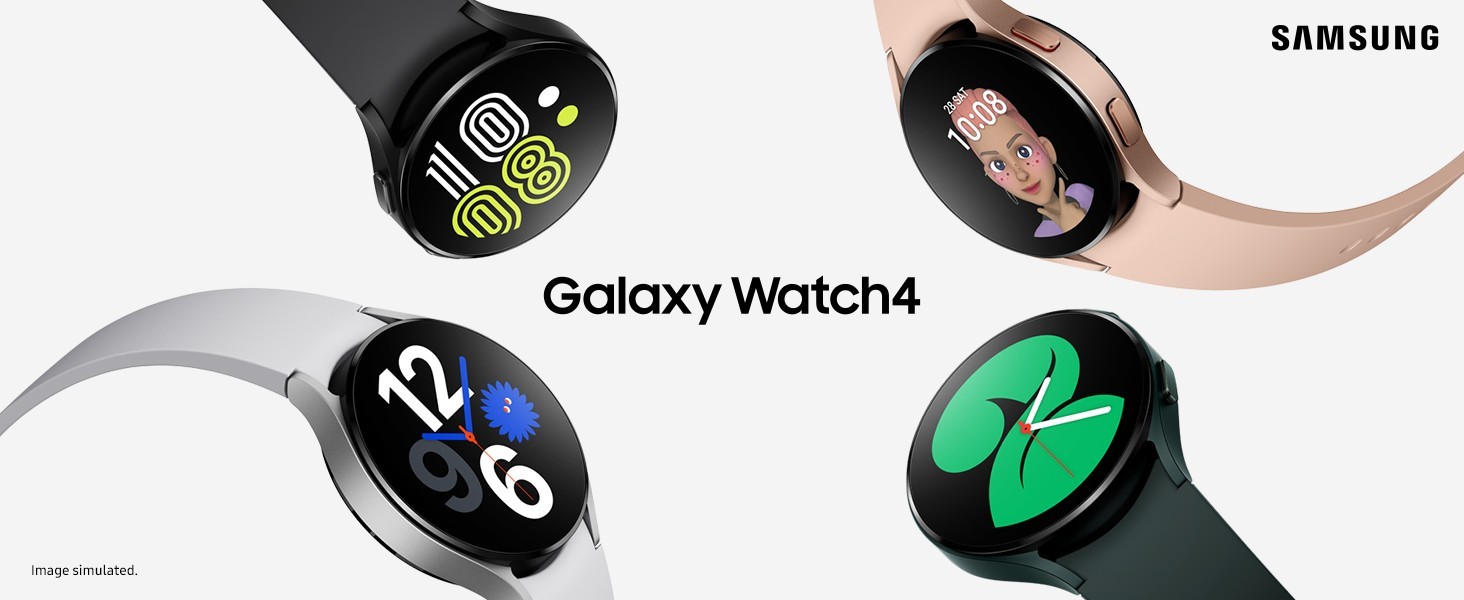 Samsung Galaxy Watch4 SM-R860 40mm Aluminum Case with Sport Band – Pink Gold…