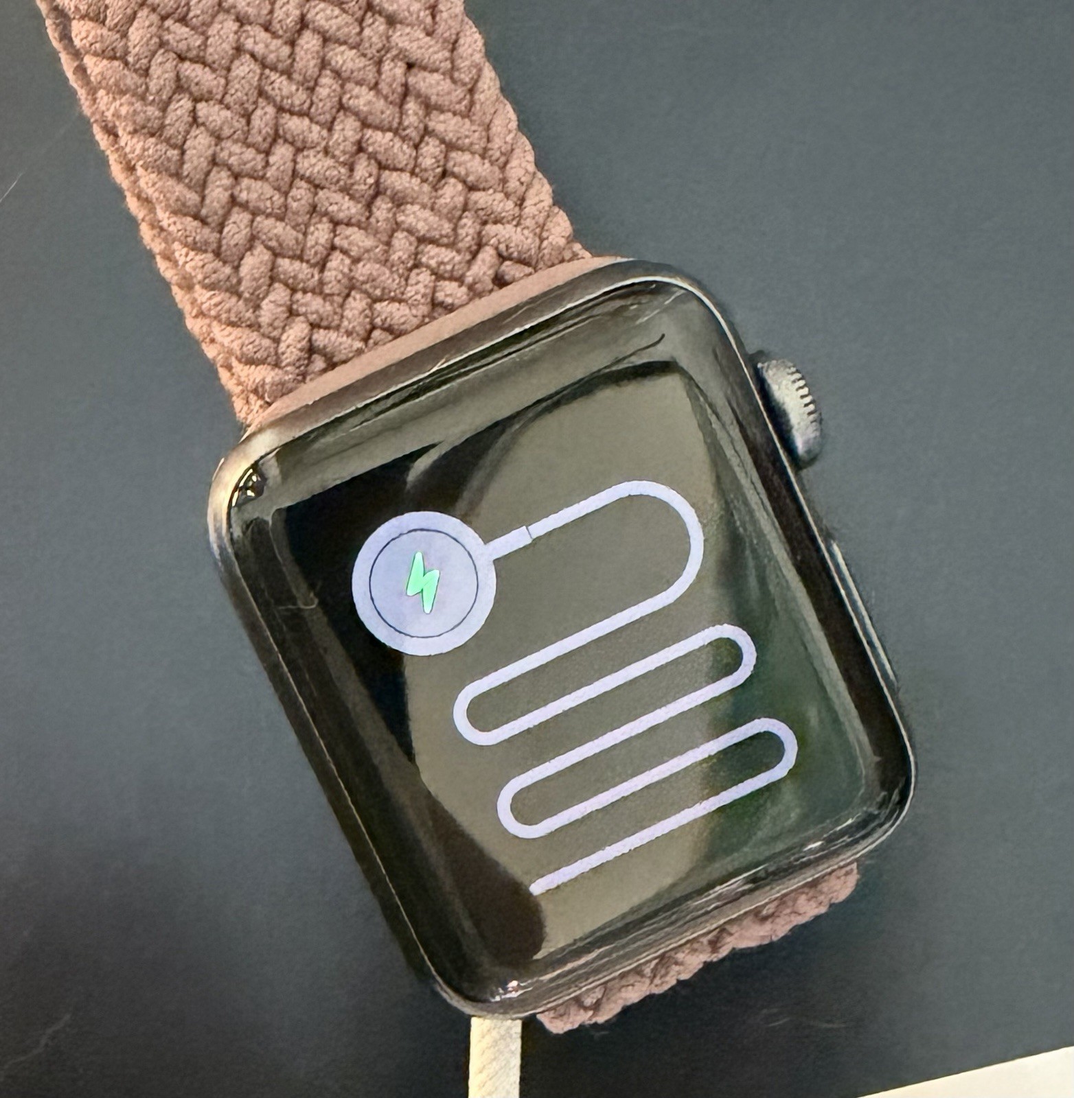 Apple Watch Series 3, 38mm, Space Gray With 6” Stretch Band