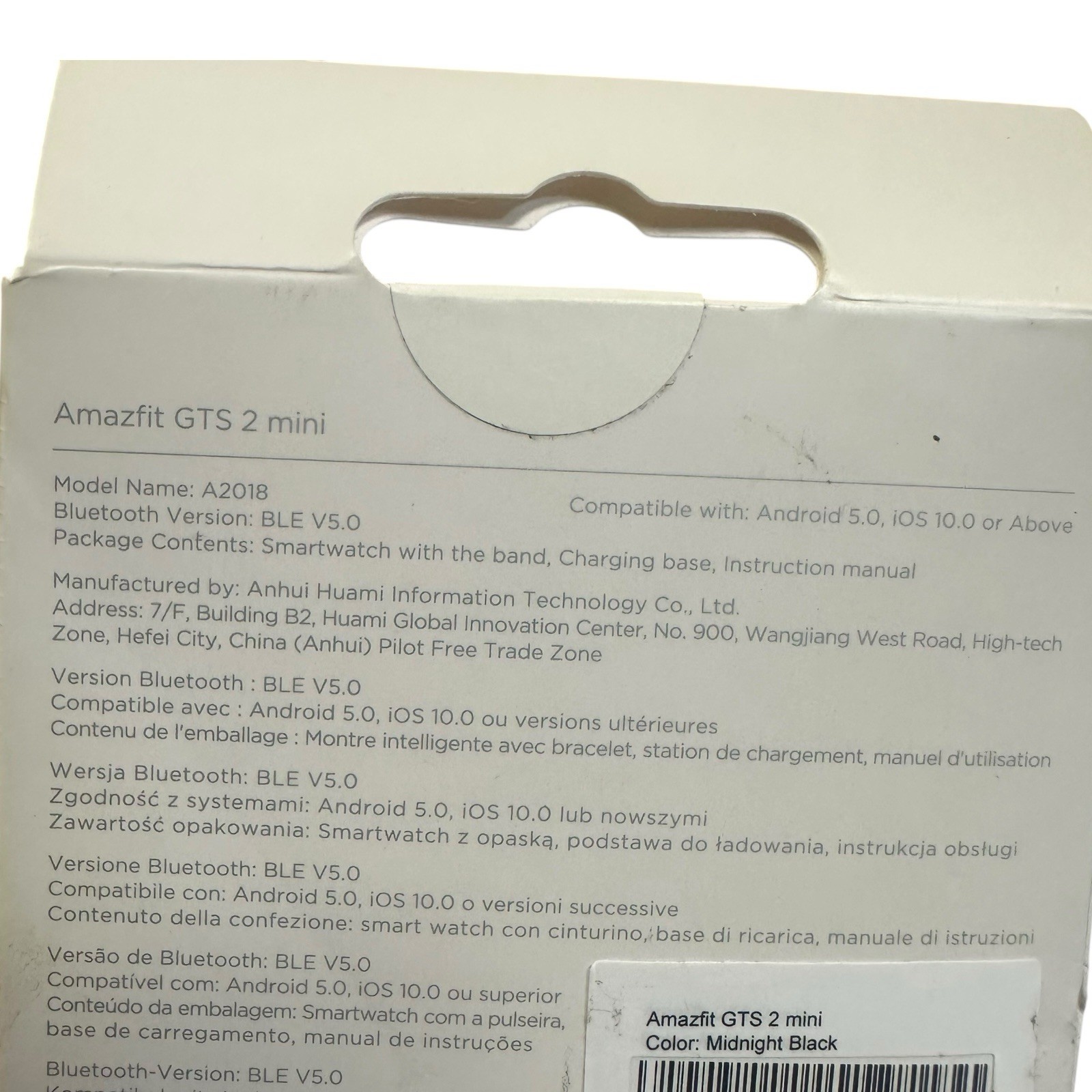 Amazfit GTS 2 Mini Smart Watch GPS Fitness Tracker for Men Women, Alexa Built-In