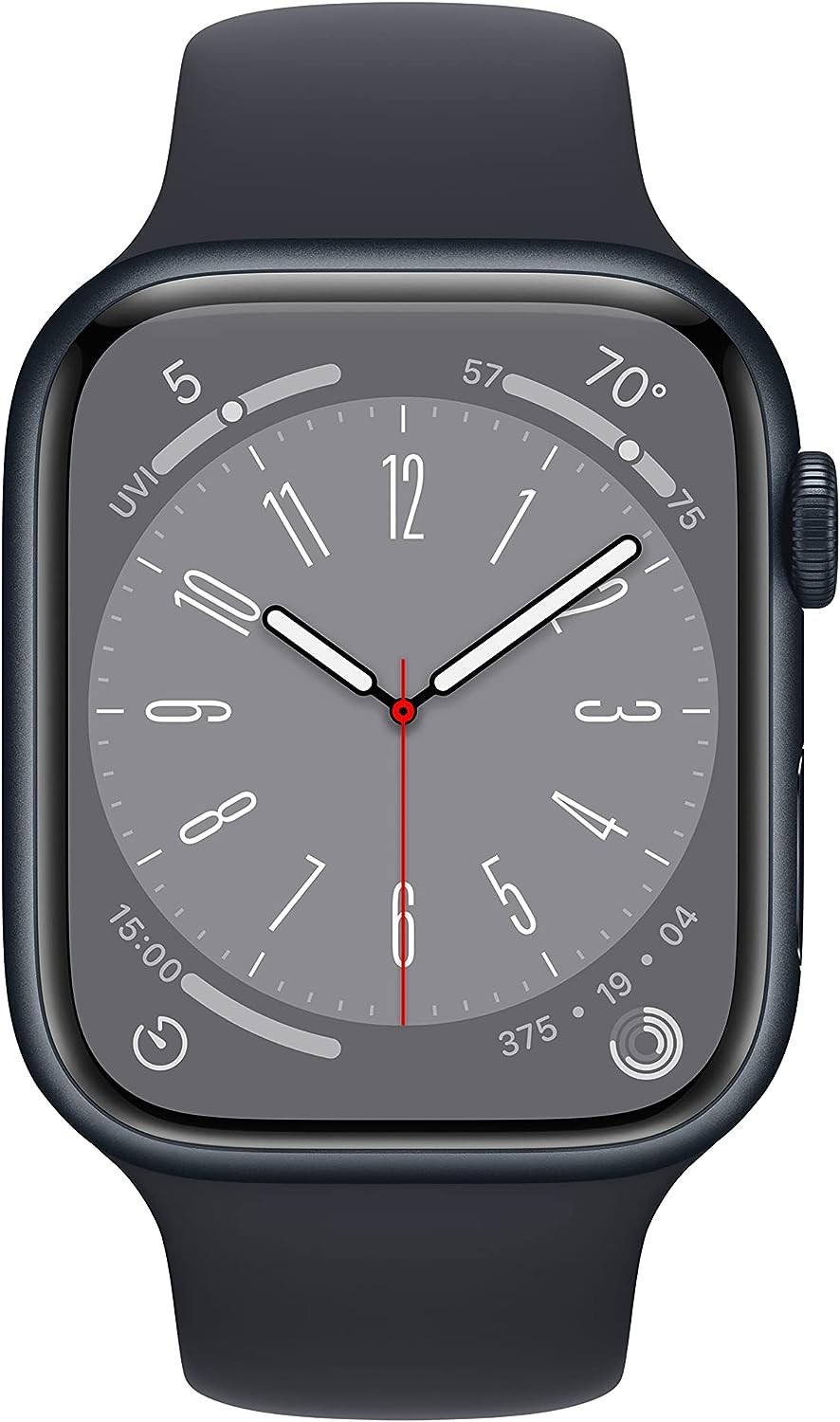 Apple Watch Series 8 GPS + LTE 45MM Midnight Aluminum Case Midnight Sport Band
