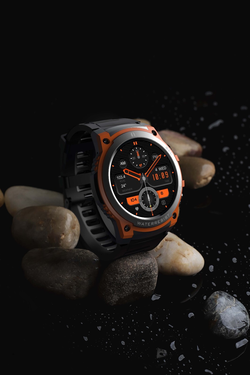 DM55 Pulse AMOLED touchscreen Smart Watch for Men Women, 1.43″ IP68 Waterproof