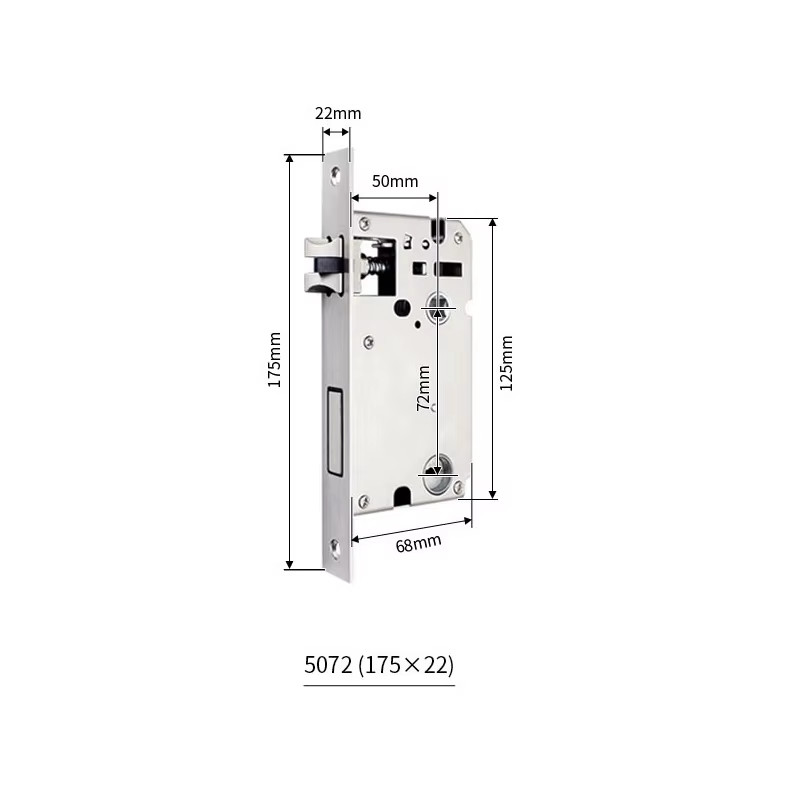 Various mortises of smart locks