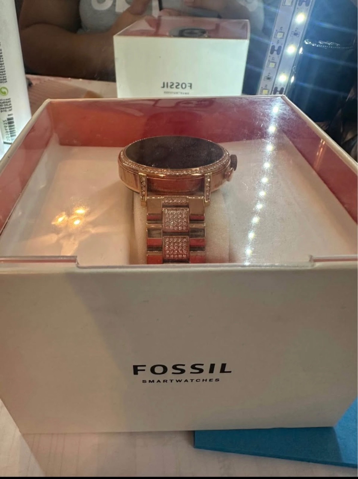Fossil Women’s Gen 4 Q Venture HR Stainless Steel Smartwatch – Rose Gold