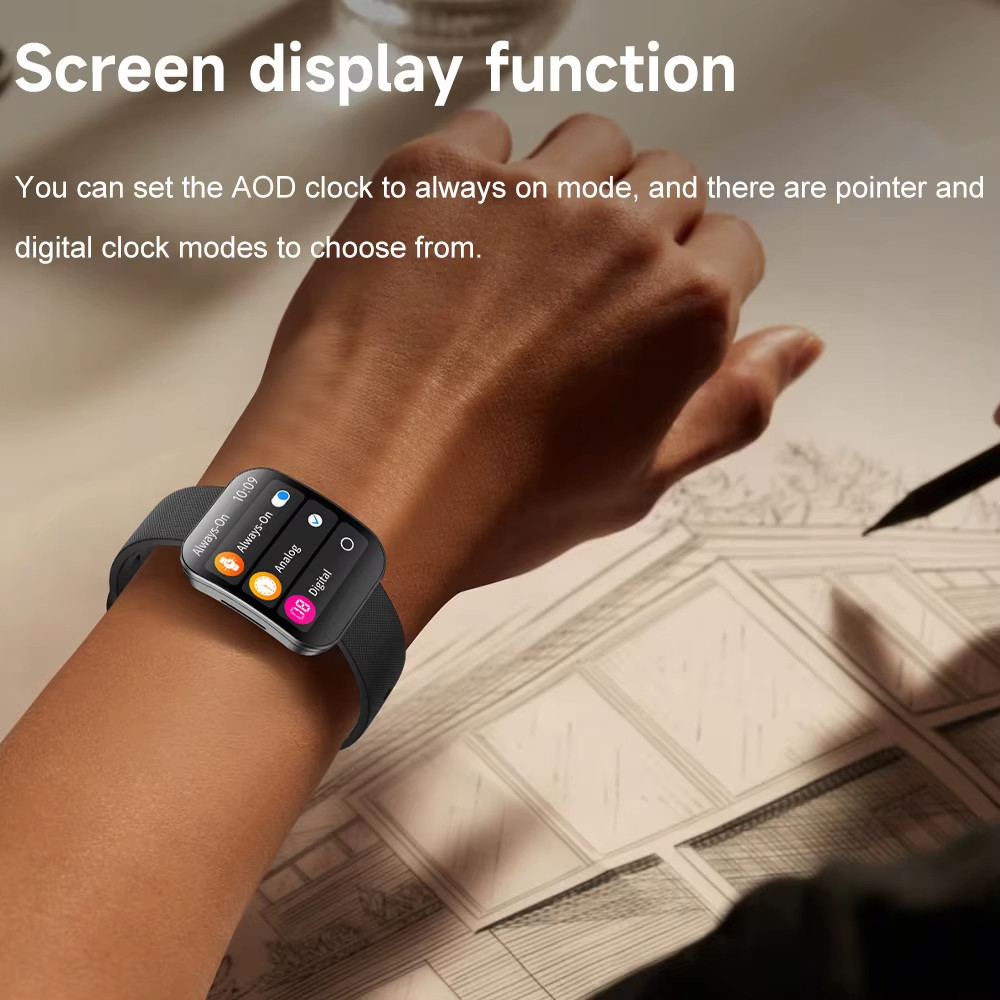 VS61 Pro Smartwatch Man Woman AMOLED Curved Screen Metal Body