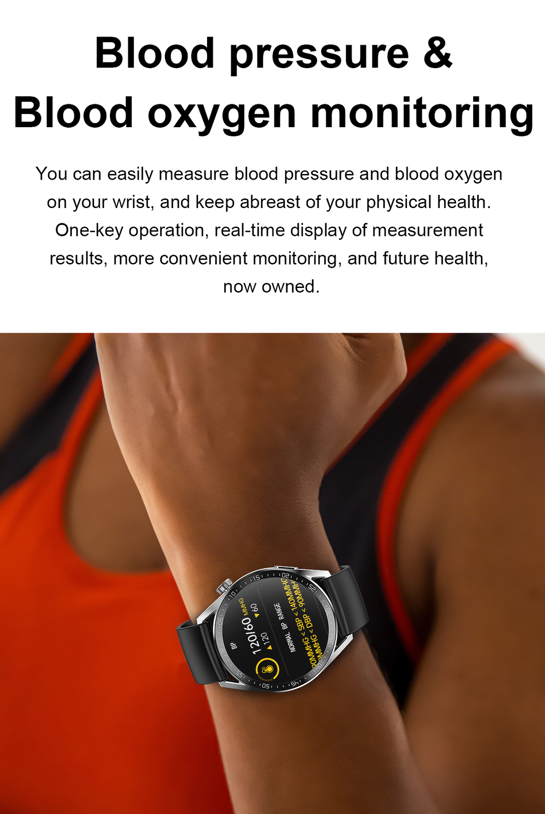 Smart Watch IP67 Waterproof Watches Sports Tracker Sleep Monitor for men Women