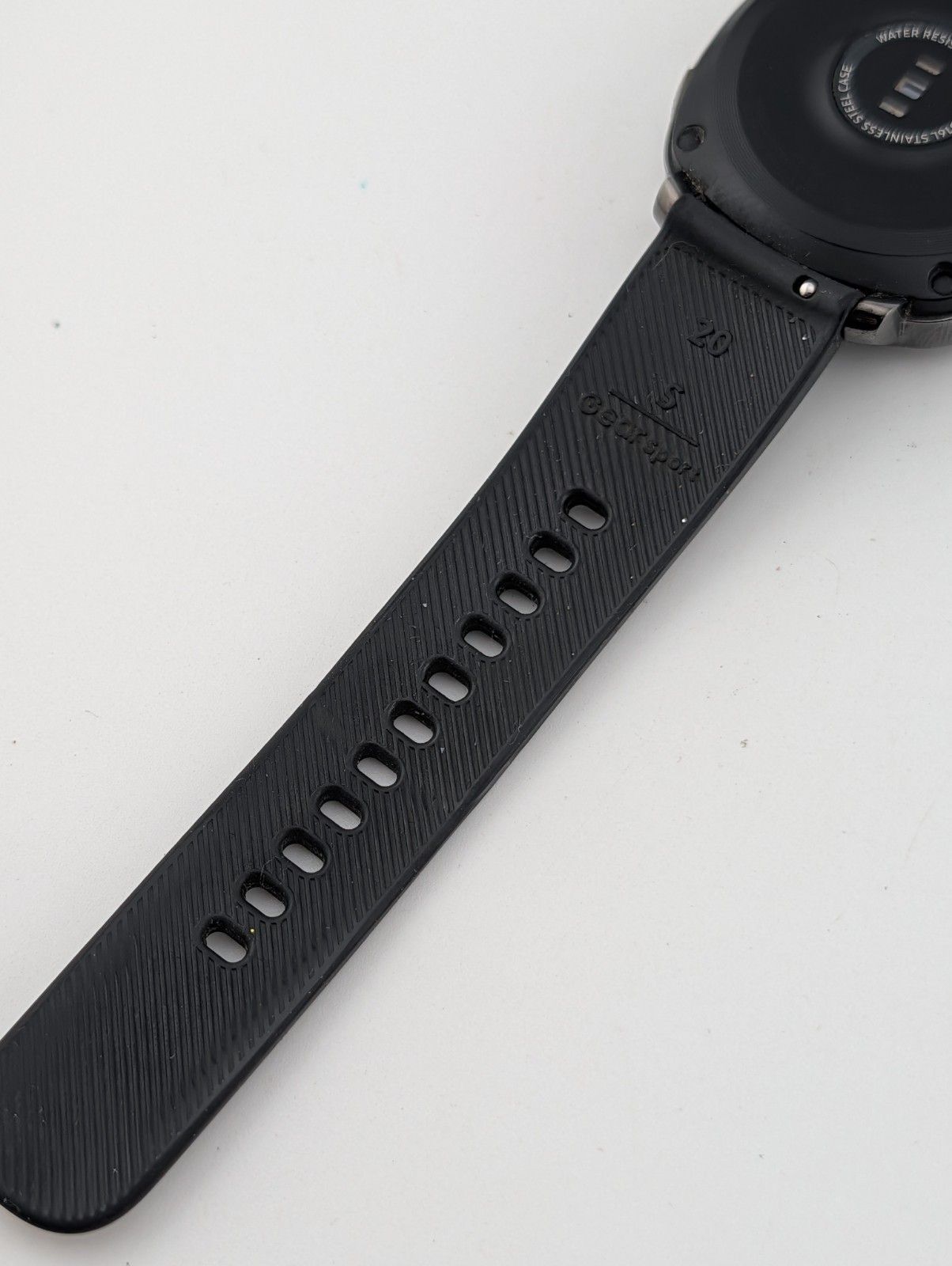 Samsung Smart Watch Gear Sport HR GPS – Black Silicone Band, Working
