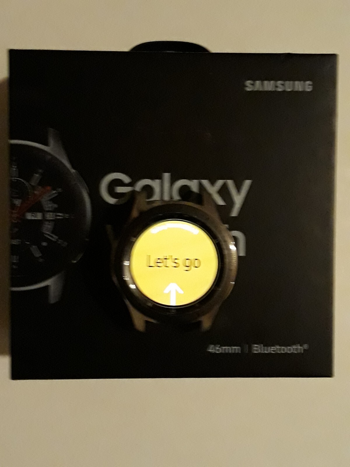 Samsung Galaxy Watch SM-R800 46mm Silver Case Classic Onyx Black. Case Only.