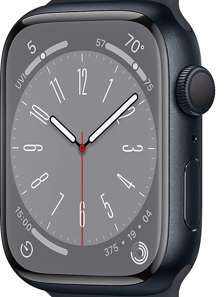 Apple Watch Series 8 45mm Midnight Tracker Blood Oxygen ECG Apps – WATCH ONLY!!!