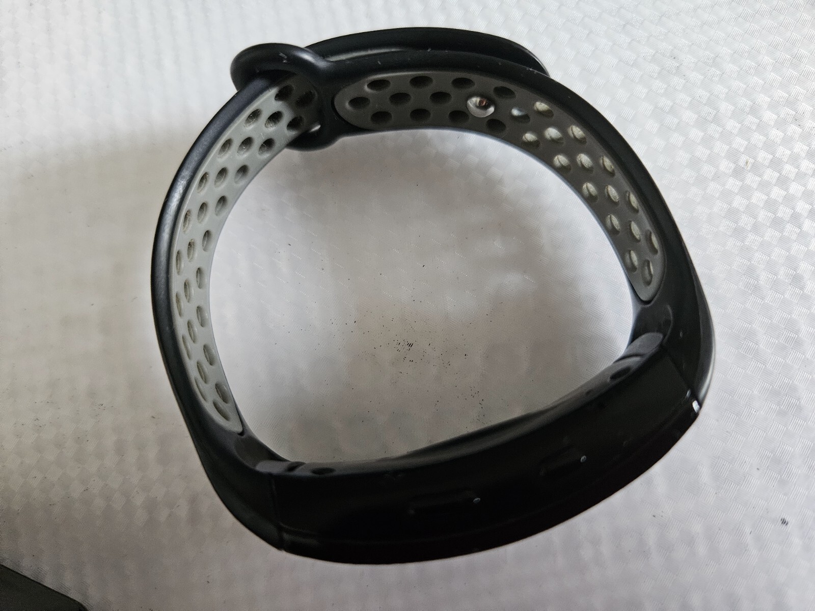 SAMSUNG SM-R365NZKAXAR Gear Fit2 Pro Grey Nylon Smartwatch Fitness Band (Large)