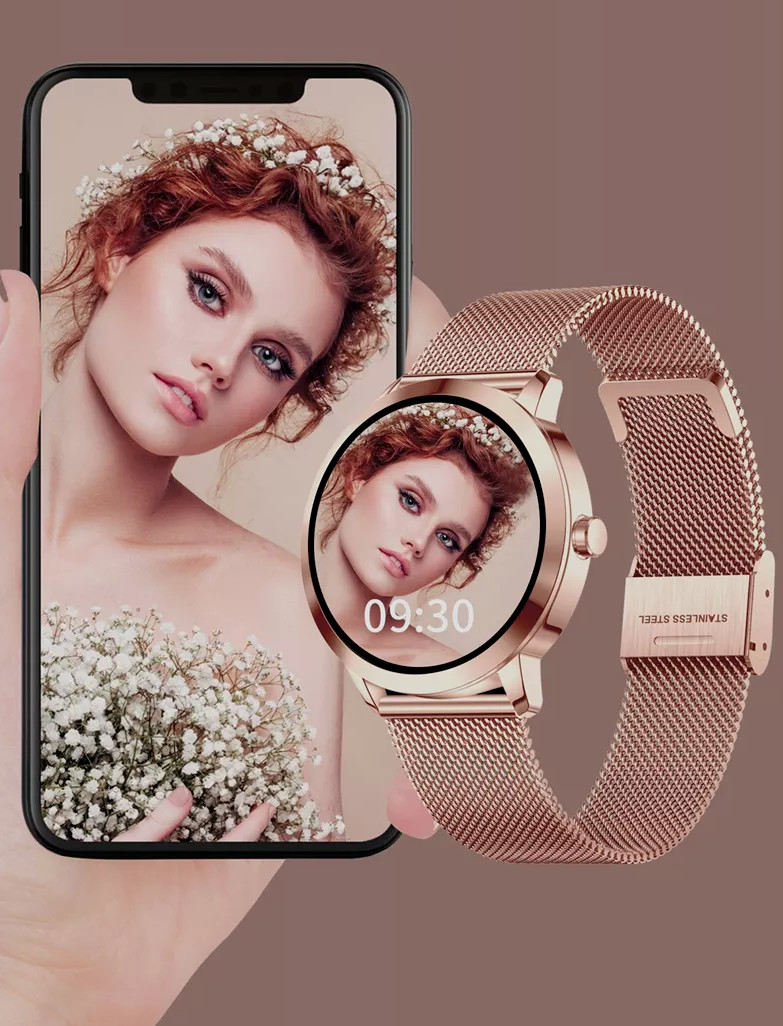 Women Fashion Smart Watch Heart Rate Blood Pressure Sleep Monitor-New