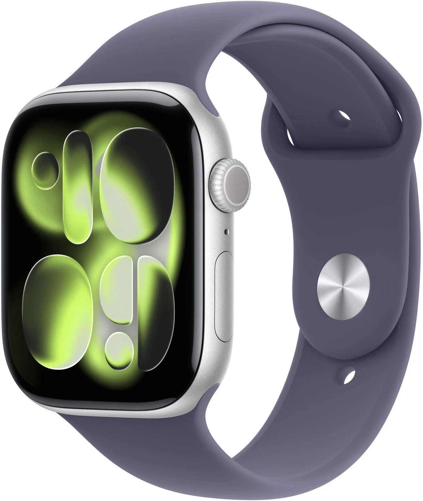 Apple Watch Gen 11 Series 11 Cell 46mm Silver Aluminum – Purple Fog Sport Band
