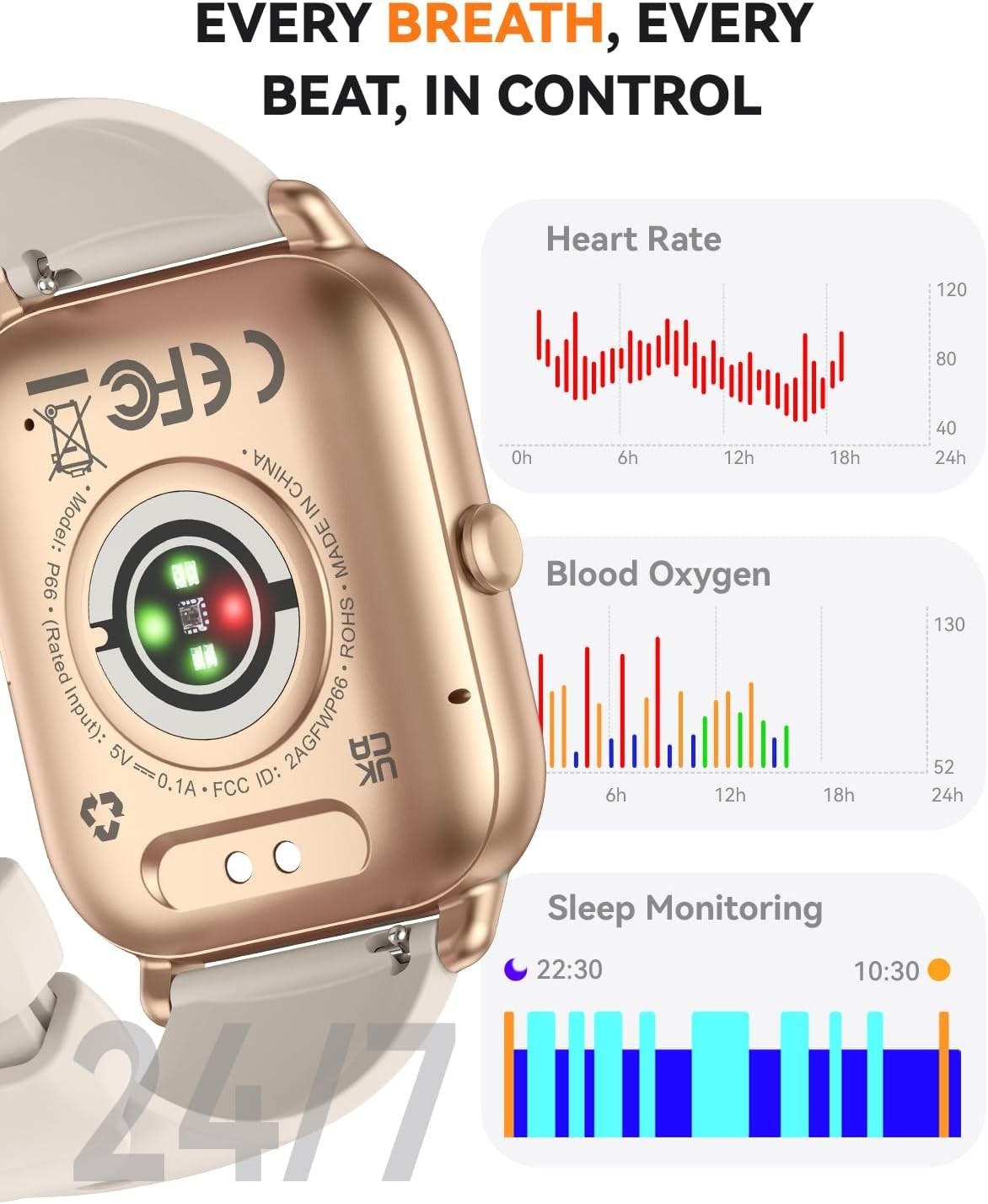 Reloj Inteligente Para iPhone Android De Mujer Smart Watch Pantalla Táct NUEVO