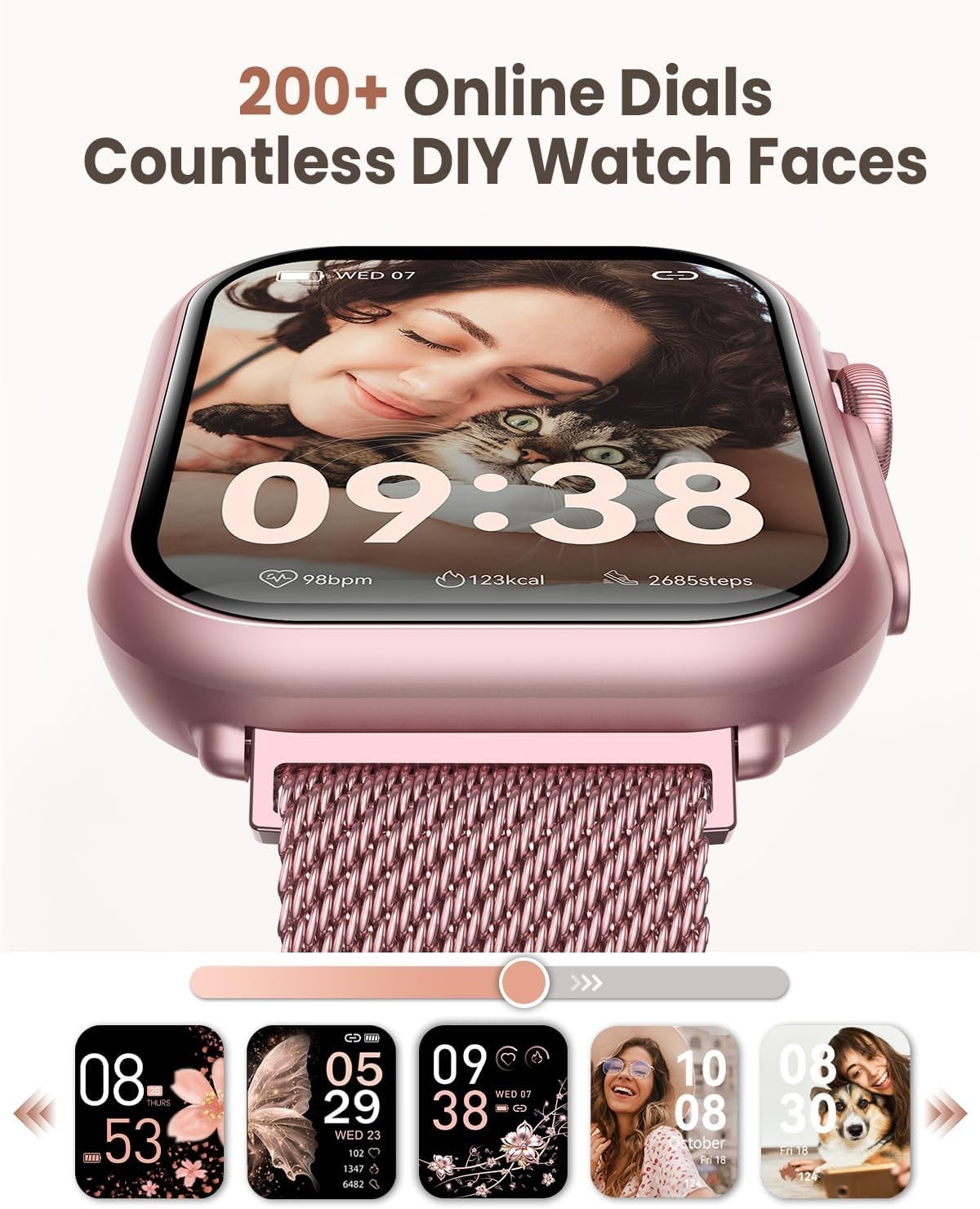 Multi-Functional Smart Watch for Women – Bluetooth, GPS, and Health Monitoring