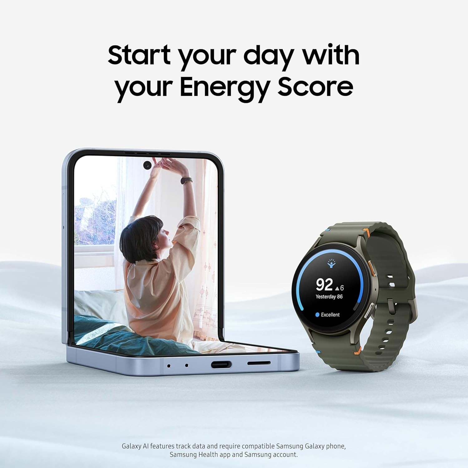 Samsung Galaxy Watch 7 40mm Bluetooth AI Smartwatch w/Energy Score Wellness Tps