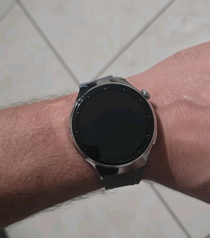 New! GT4 PRO Smartwatch- 1.59″ Display-Android OS-2 Bands/black & SS